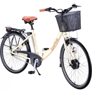 Cream-colored bicycle