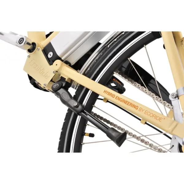 Cream Bike Wheel